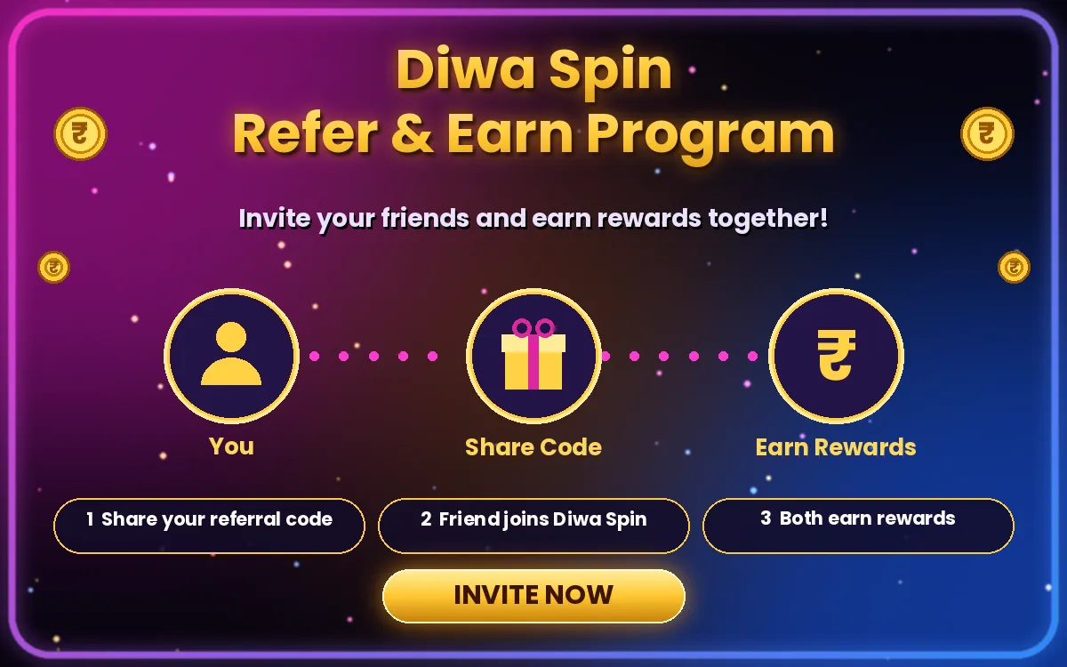 Diwa Spin Refer and Earn program